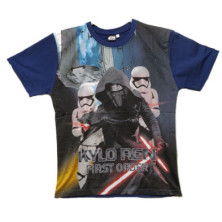 CAMISETA NIÑO STAR WARS FIRST ORDER AZUL