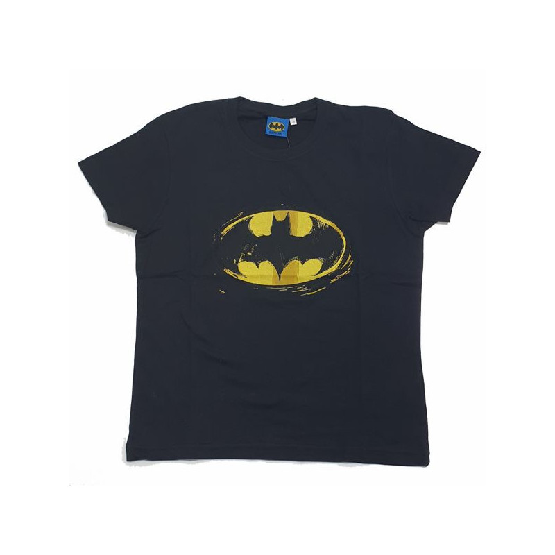 Imagen CAMISETA NIÑO BATMAN LOGO NEGRA