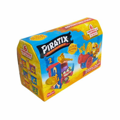 imagen 2 de pack cofre tesoro + fortín piratix adventure pack