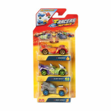 imagen 1 de pack 3 coches t-racers mix race