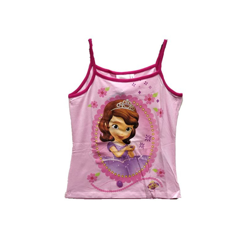 Imagen CAMISETA DE TIRANTES PRINCESA SOFIA ROSA TALLA 3