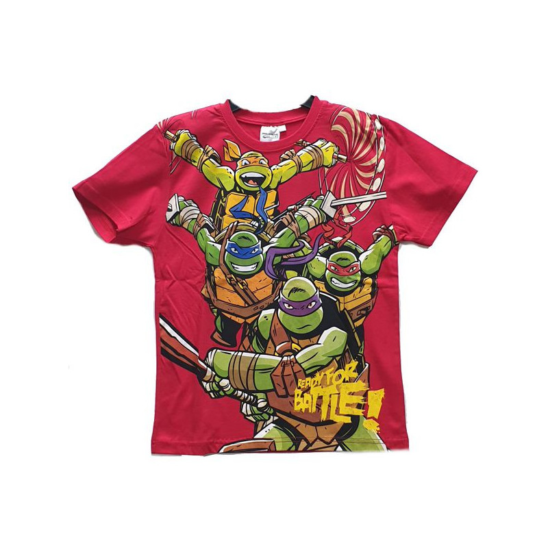 Imagen CAMISETA NIÑO LAS TORTUGAS NINJA ROJA TALLA 10