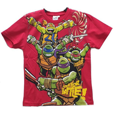 Imagen CAMISETA NIÑO LAS TORTUGAS NINJA ROJA TALLA 10 Imagen CAMISETA NIÑO LAS TORTUGAS NINJA ROJA TALLA 10