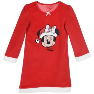 Imagen 1 de CAMISÓN ROJO Y GORRO NAVIDAD MINNIE MOUSE