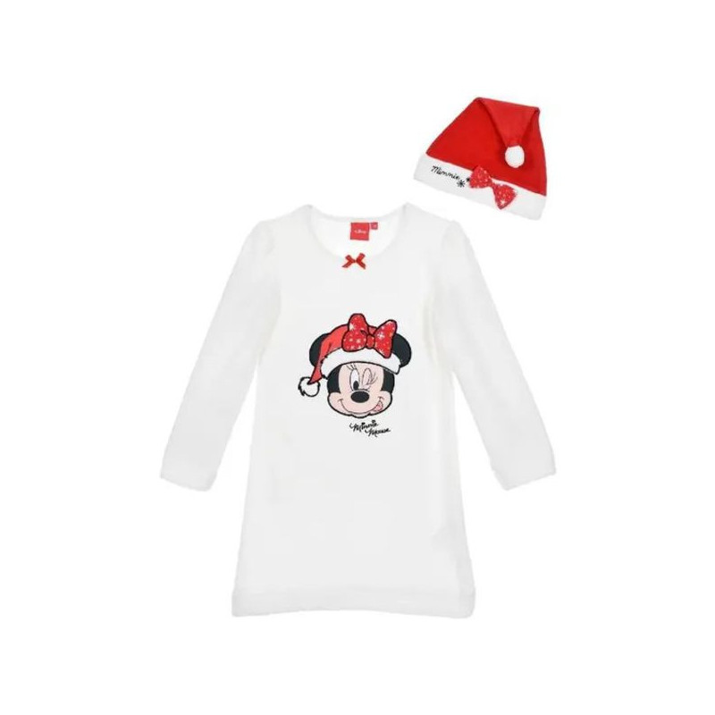 Imagen CAMISÓN BLANCO Y GORRO NAVIDAD MINNIE MOUSE