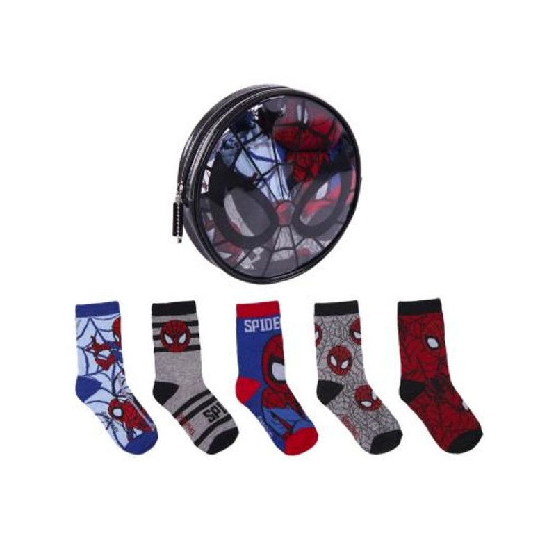 Imagen PACK CALCETINES 5 PIEZAS SPIDERMAN T 23/25