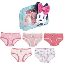 Imagen pack braguitas 5 piezas minnie mouse t. 01/02