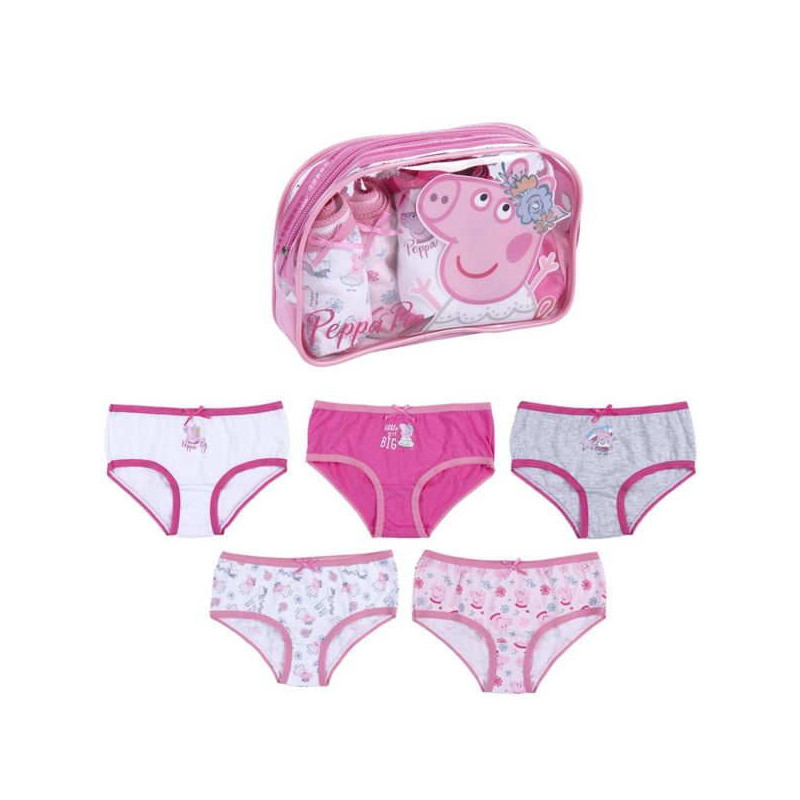 Imagen PACK BRAGUITAS 5 PIEZAS PEPPA PIG T. 01/02