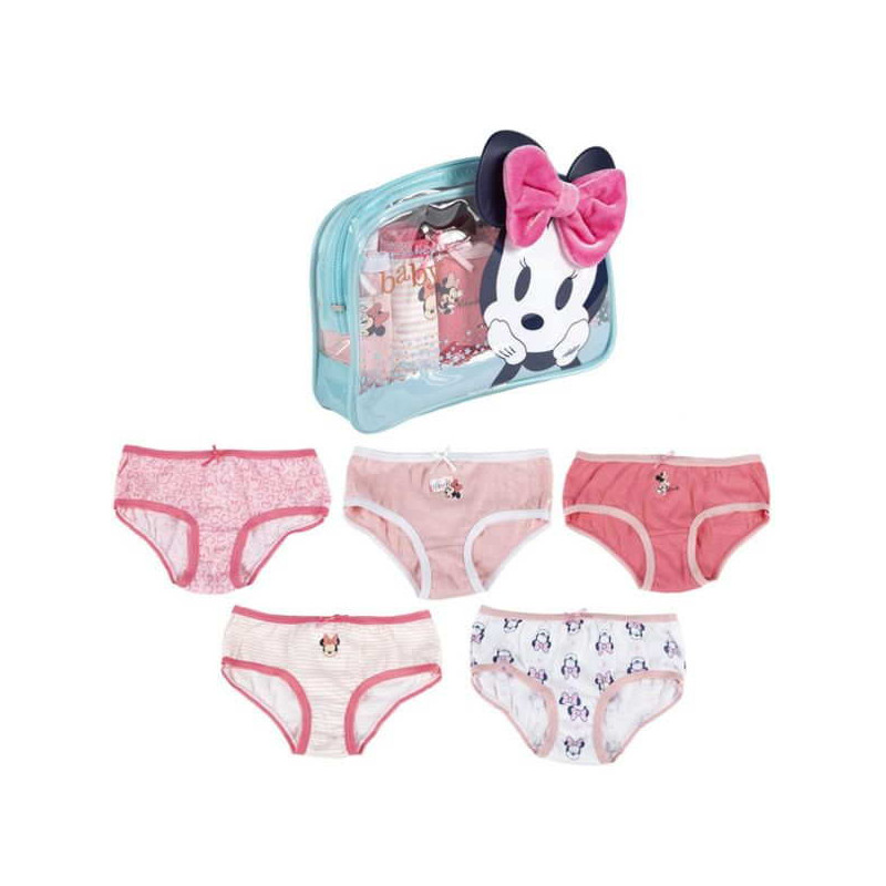 Imagen PACK BRAGUITAS 5 PIEZAS MINNIE MOUSE T. 02/03