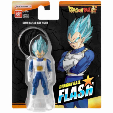 imagen 4 de figura super saiyan azul vegeta dragon ball flash