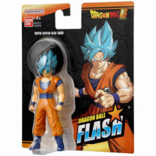 imagen 4 de figura super saiyan azul goku dragon ball flash