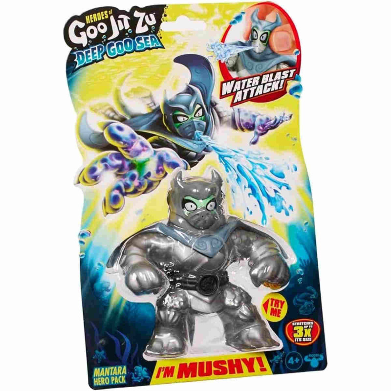 Heroes Of Goo Jit Zu – Blazagon Deep Goo Sea (Ultra Goo), Figura Elástica Con Relleno Sorpresa, Se Estira Hasta 3 Veces Su Tamaño