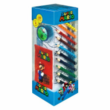 SET DE PAPELARIA SUPER MARIO 35 PEÇAS