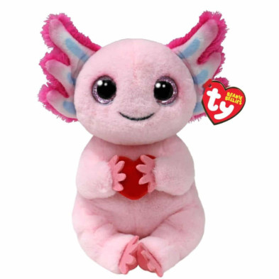 Imagen peluche beanie bellies locky axolotl 15cm ty