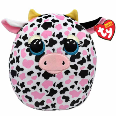 Imagen peluche squish vaca milkshake 25cm ty