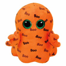 PELUCHE BEANIE BOOS GHOULIE ORANGE GHOST 22CM