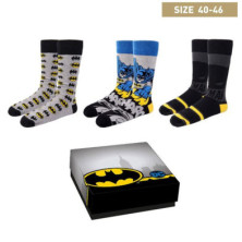 Imagen calcetines batman 3 piezas talla única 40-46 box