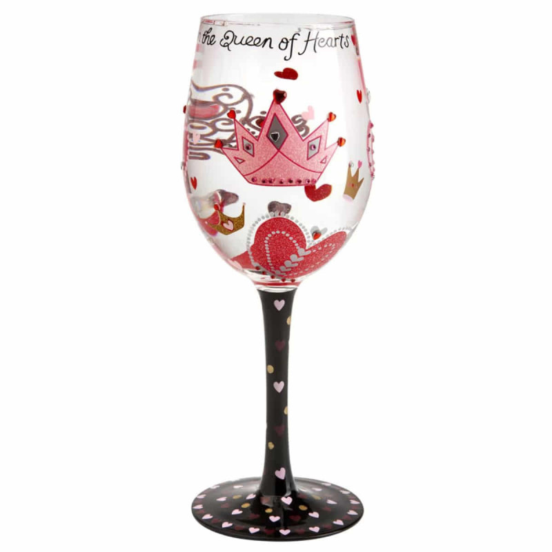 Imagen copa de vino queen of hearts lolita Imagen copa de vino queen of hearts lolita