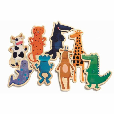 imagen 1 de juego educativo magnéticos animales locos djeco