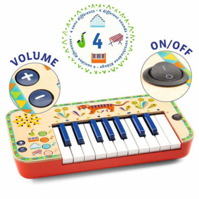 imagen 1 de instrumento musical teclado animambo