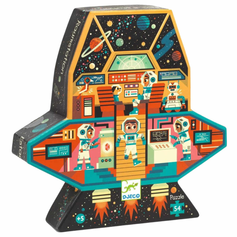 Imagen puzle silueta estación espacial djeco Imagen puzle silueta estación espacial djeco