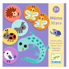 Imagen juego educativo memo pequeños animales djeco