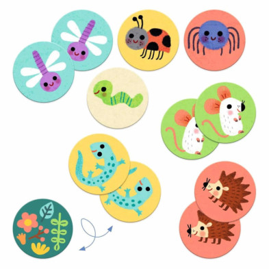 imagen 1 de juego educativo memo pequeños animales djeco