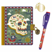 Imagen cuaderno secreto steve + rotulador mágico djeco