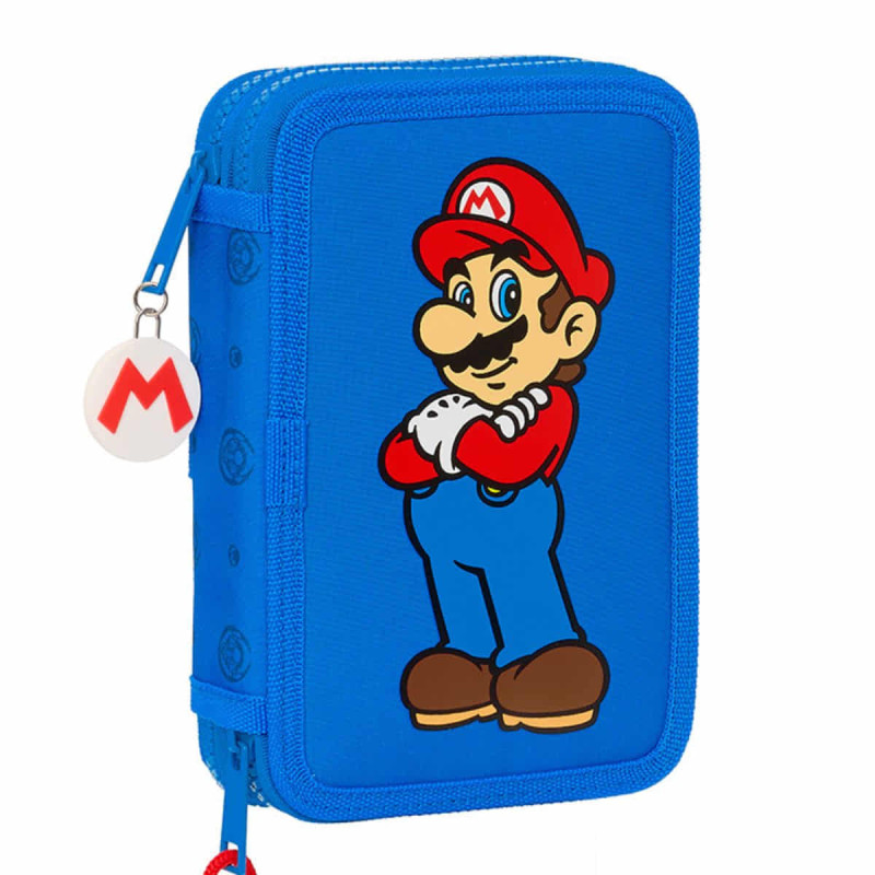 Imagen plumier doble super mario play