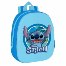 Imagen mochila 3d stitch disney 33cm