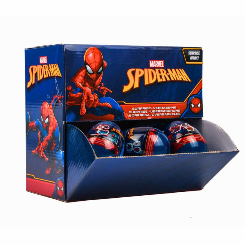 Imagen huevo sorpresa spiderman display 24 unidades Imagen huevo sorpresa spiderman display 24 unidades