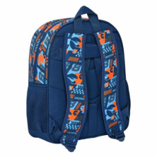 imagen 1 de mochila adaptable hot wheels speed club 38cm