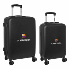 Imagen set 2 trolleys abs 50cm + 60cm fc barcelona