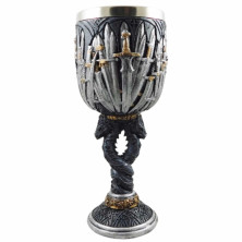 JARRO MEDIEVAL COM ESPADAS 17,5 CM TAÇAS