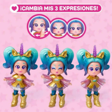 imagen 3 de muñeca con unicornio kookyloos star unicorn