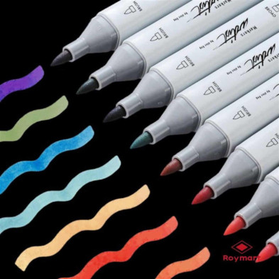 imagen 2 de estuche rotuladores canvas luxe preofessional 80co