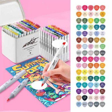 imagen 3 de estuche rotuladores canvas luxe preofessional 80co