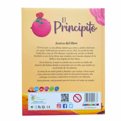 imagen 1 de libro el principito tapa acolchada