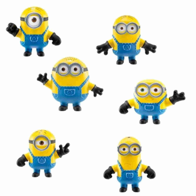 Imagen sobre con figura sorpresa minions goo jit zu