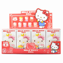 imagen 2 de figura sorpresa coleccionable de hello kitty 7cm