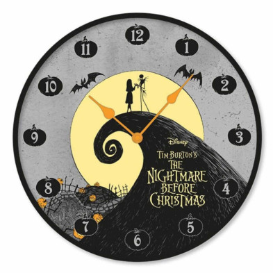 Imagen reloj de pared pesadilla antes de navidad Imagen reloj de pared pesadilla antes de navidad