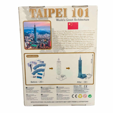 imagen 1 de puzzle torre taipei