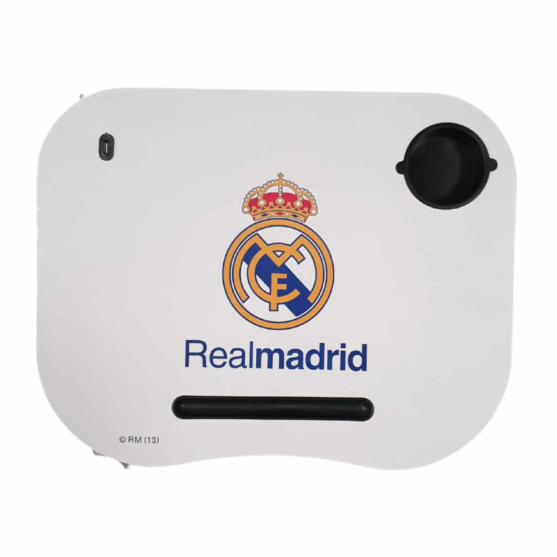 Imagen mesa portatil c/luz real madrid