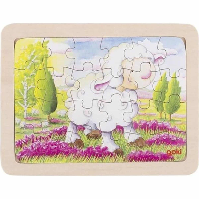 Imagen puzzle madera oveja 19 Imagen puzzle madera oveja 19