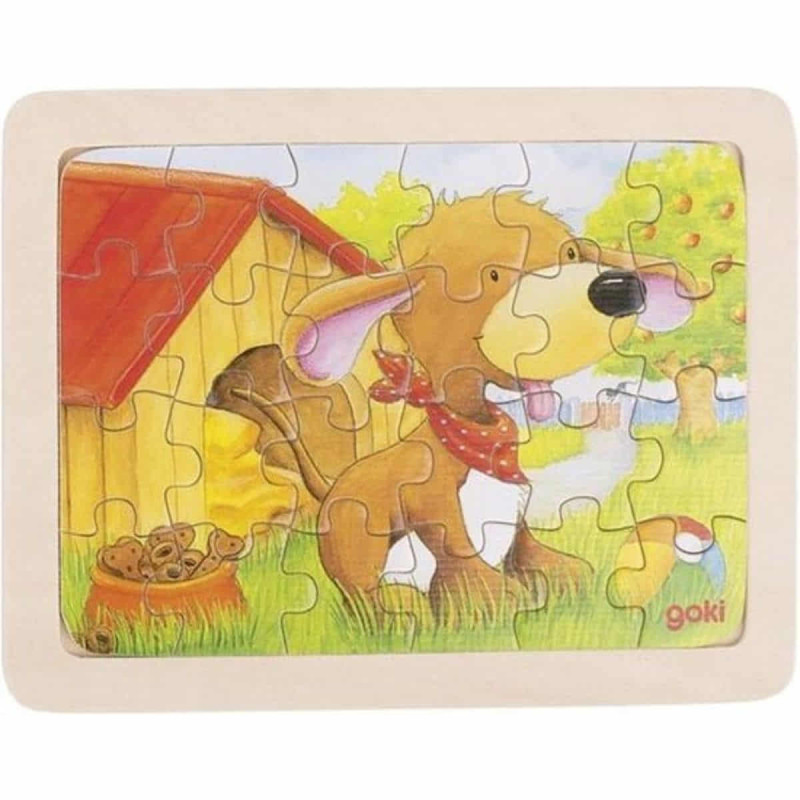 Imagen puzzle madera perro 19