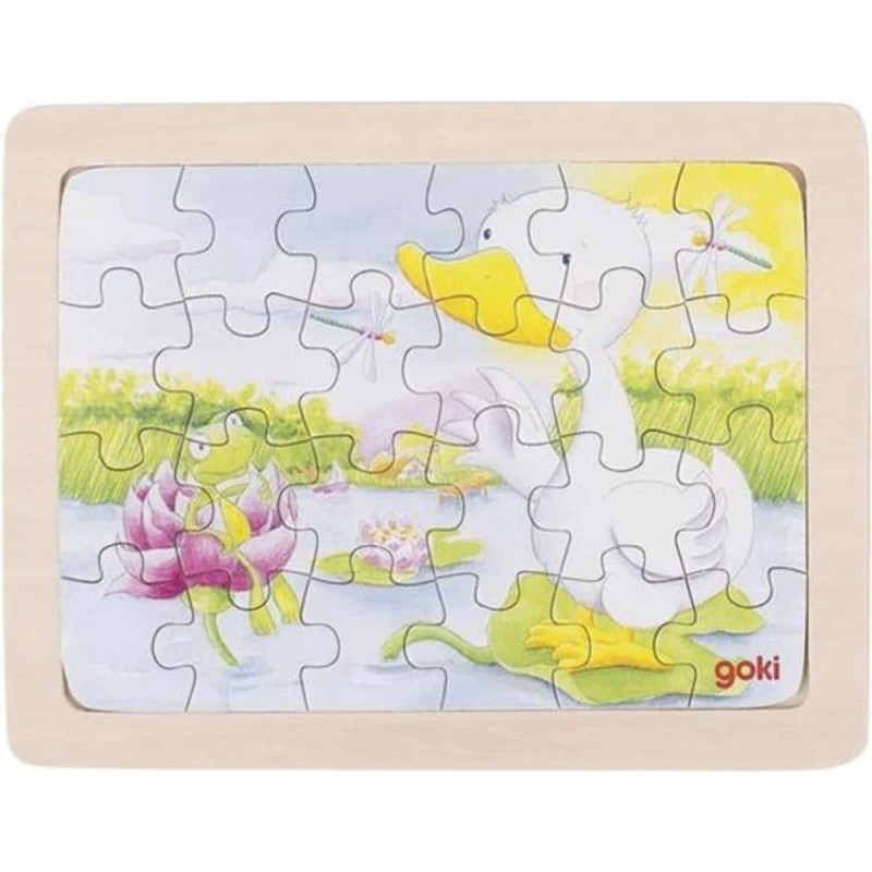 Imagen puzzle madera pato 19