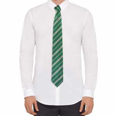 imagen 1 de harry potter corbata+pin slytherin