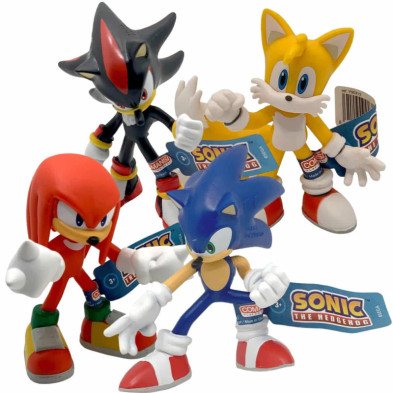 imagen 1 de set sonic the hedgehog 4 figuras