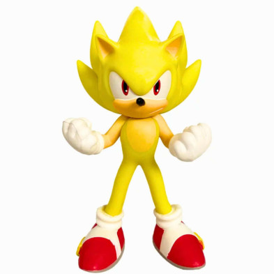 Imagen figura super sonic - sonic the hedgehog 9cm Imagen figura super sonic - sonic the hedgehog 9cm