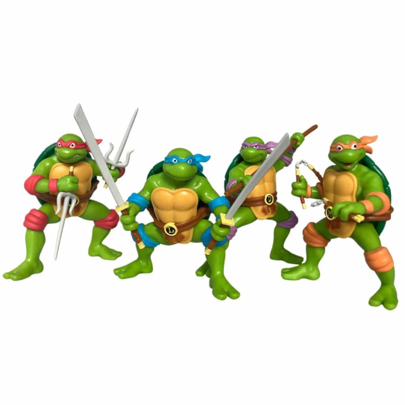 Imagen set tortugas ninja retro tnmt 4 figuras Imagen set tortugas ninja retro tnmt 4 figuras